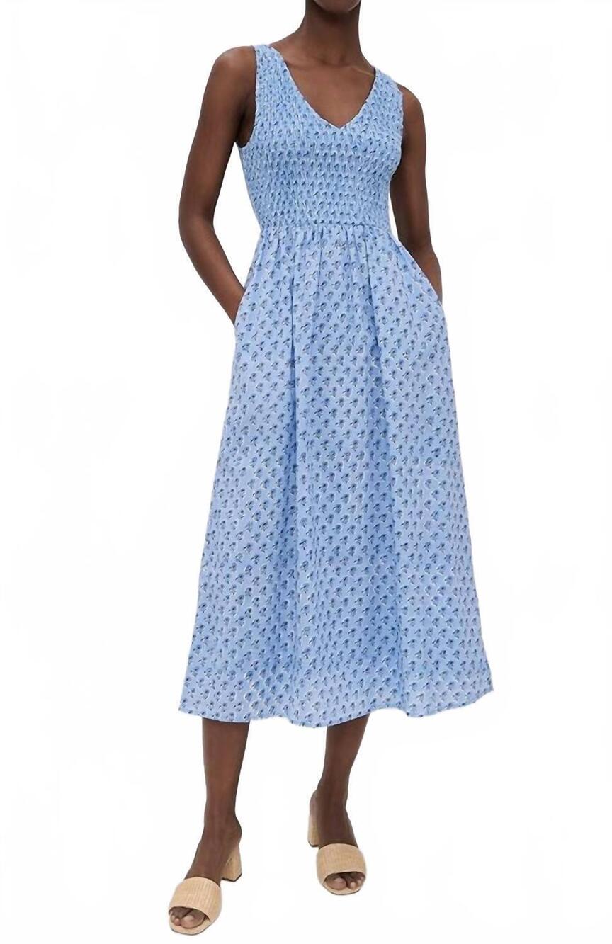 NEW MAREA cora dress in atlantic daisy